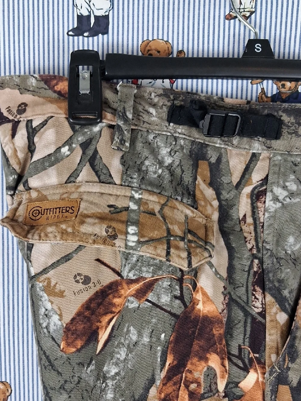 Outfitters Ridge Fusion 3-D Cargo Outdoors Camoflage Super Soft Baggy Pants 3638